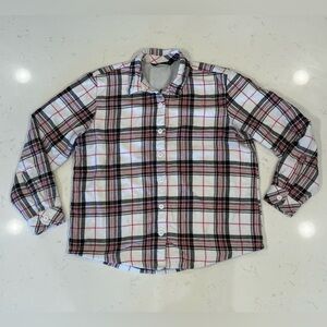 Riders by Lee Soft Lined Button-Up Flannel, Women’s L